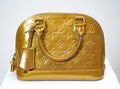 Louis Vuitton Alma BB - Vernis Patent Leather (Gold)