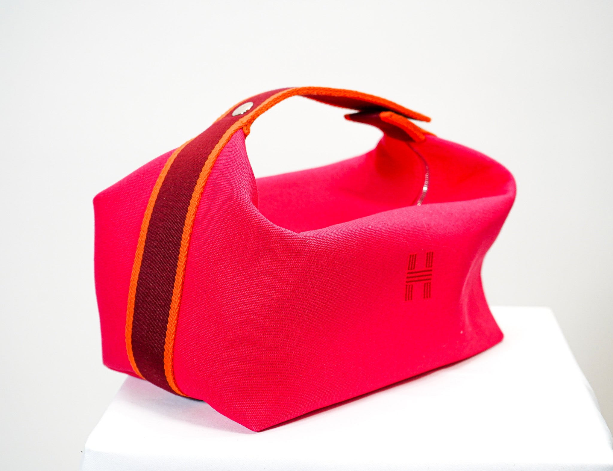 Hermès Canvas Pouch (Pink)