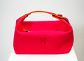 Hermès Canvas Pouch (Pink)