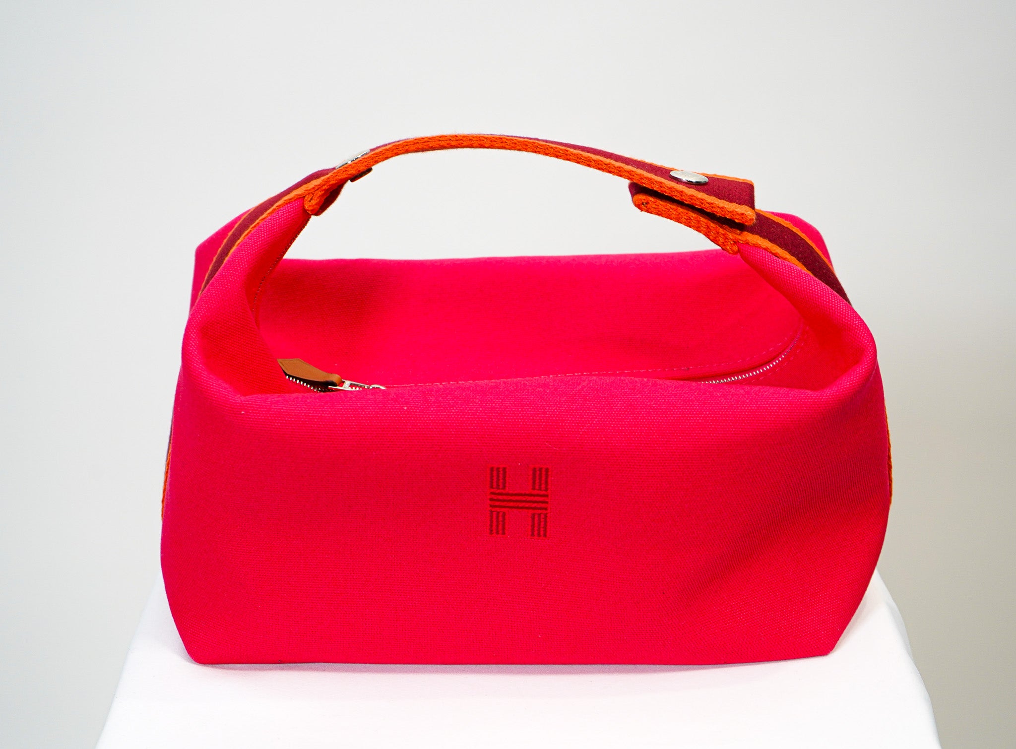 Hermès Canvas Pouch (Pink)
