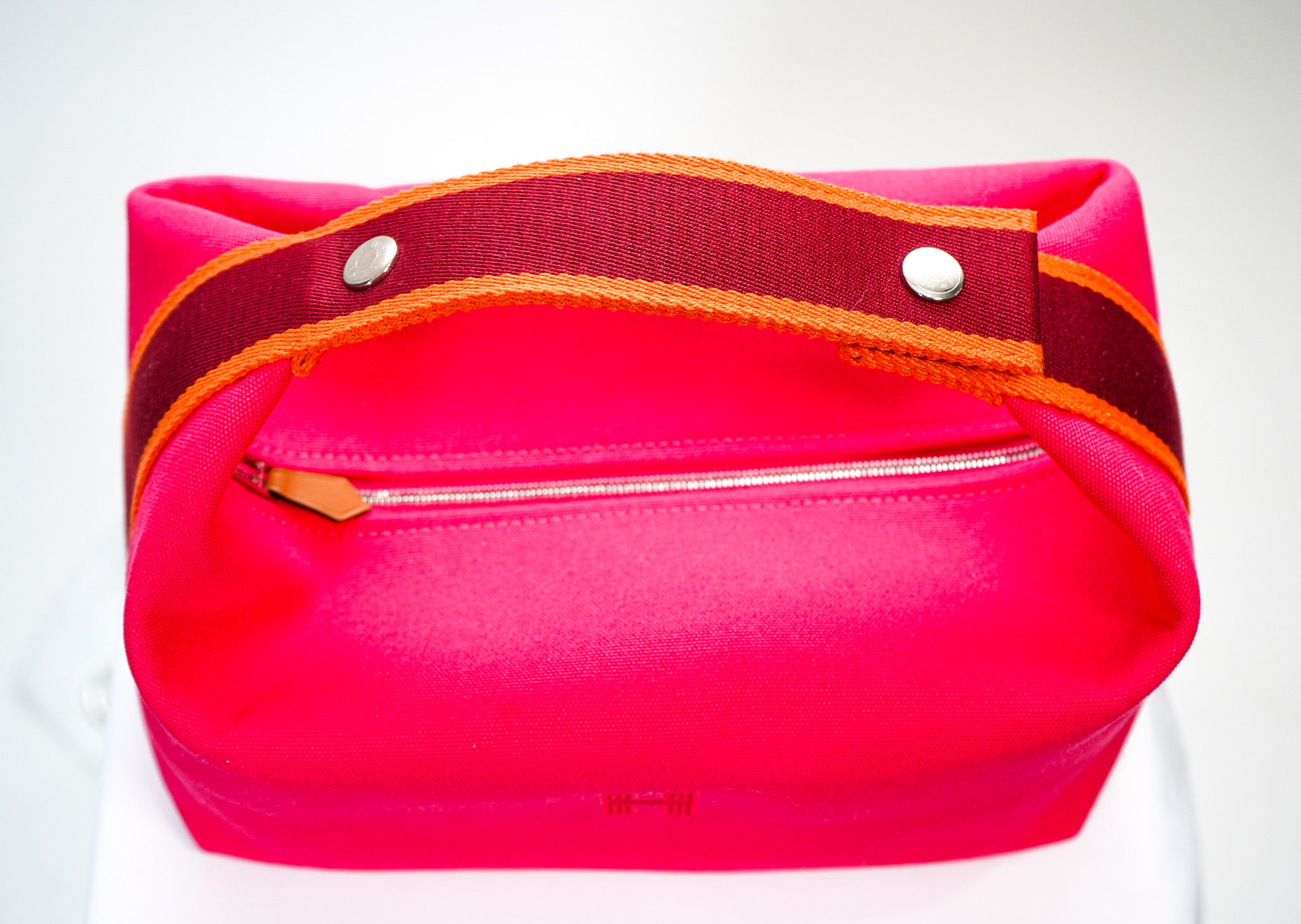 Hermès Canvas Pouch (Pink)