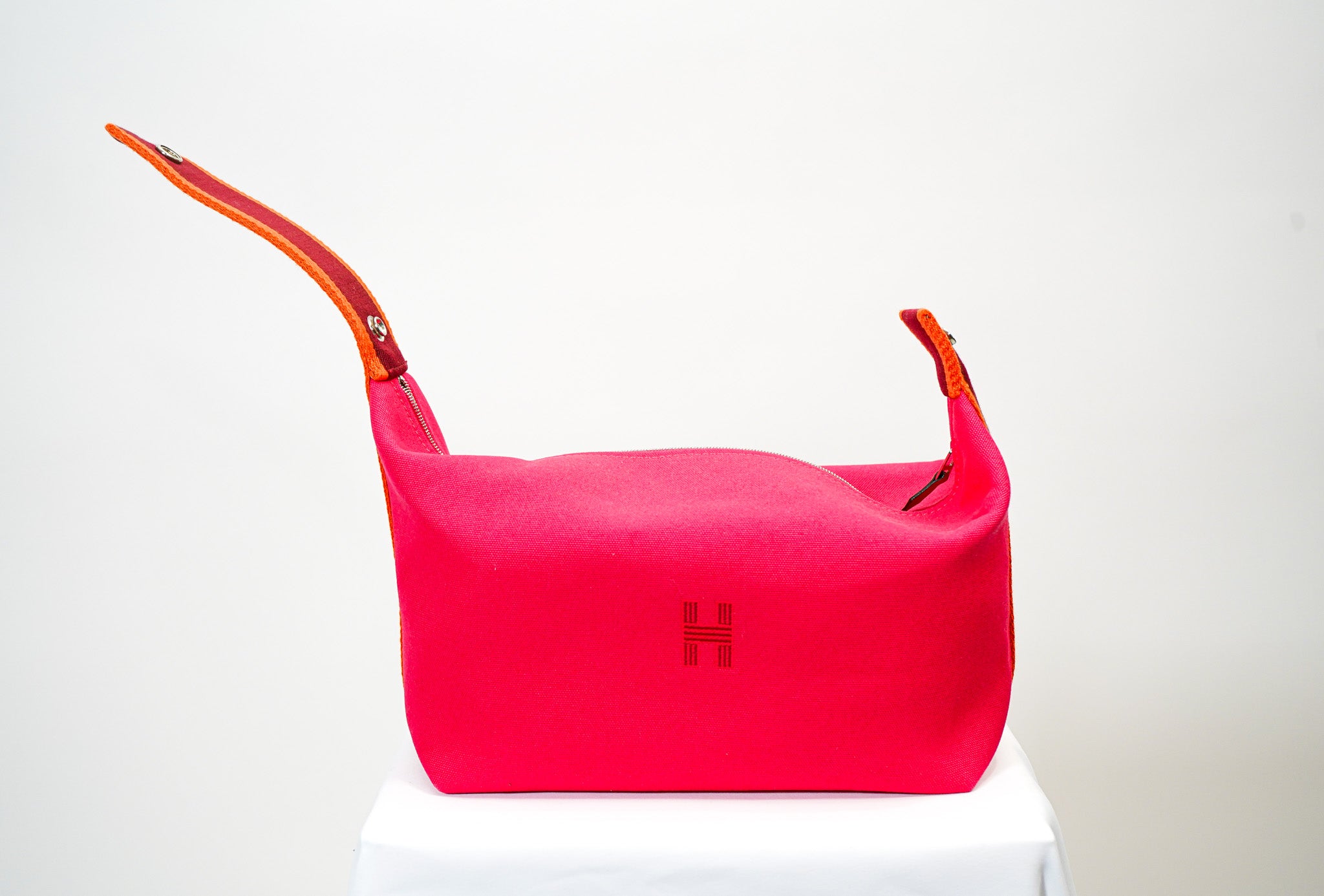 Hermès Canvas Pouch (Pink)