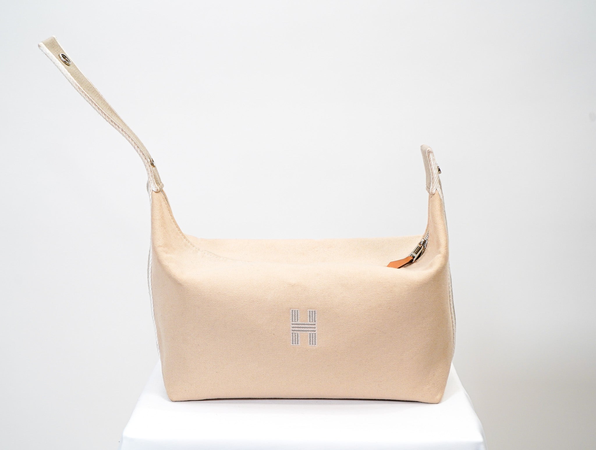 Hermès Canvas Pouch (Cream)